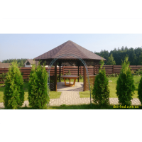 Беседка восьмигранная БАРБЕКЮ